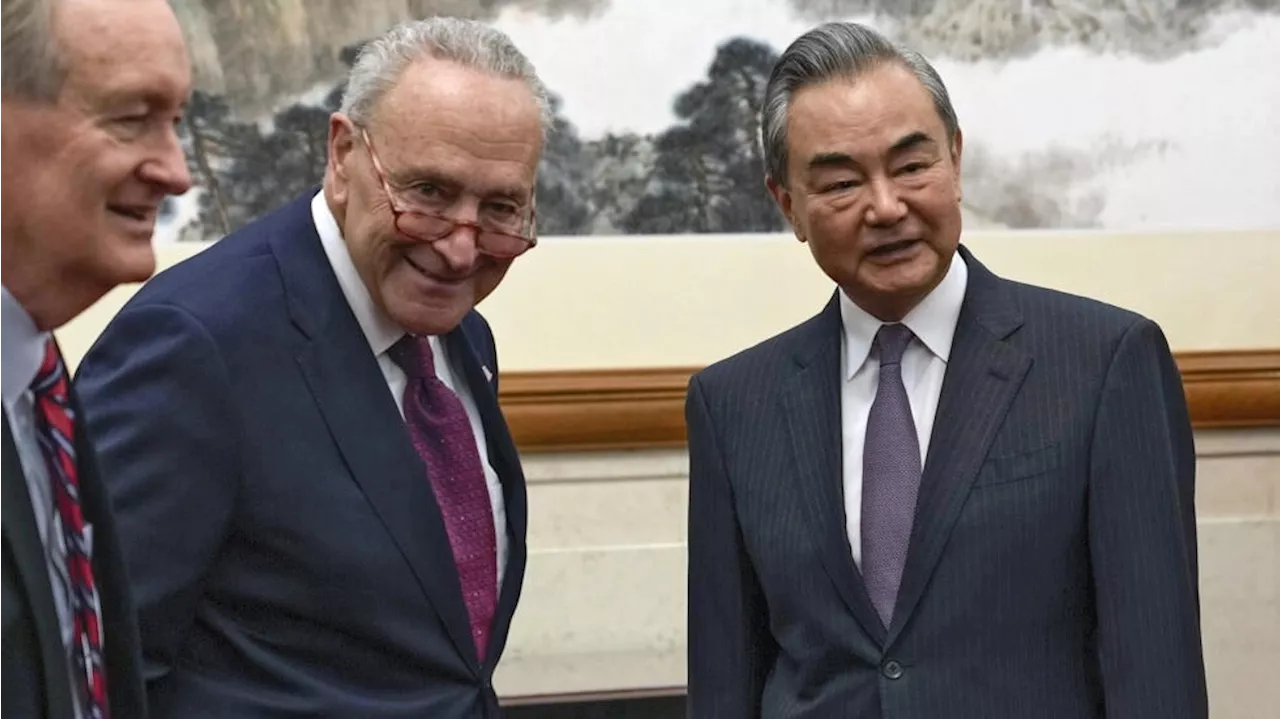 US Senator Trip To China: Schumer Meets Foreign Minister Wang Yi