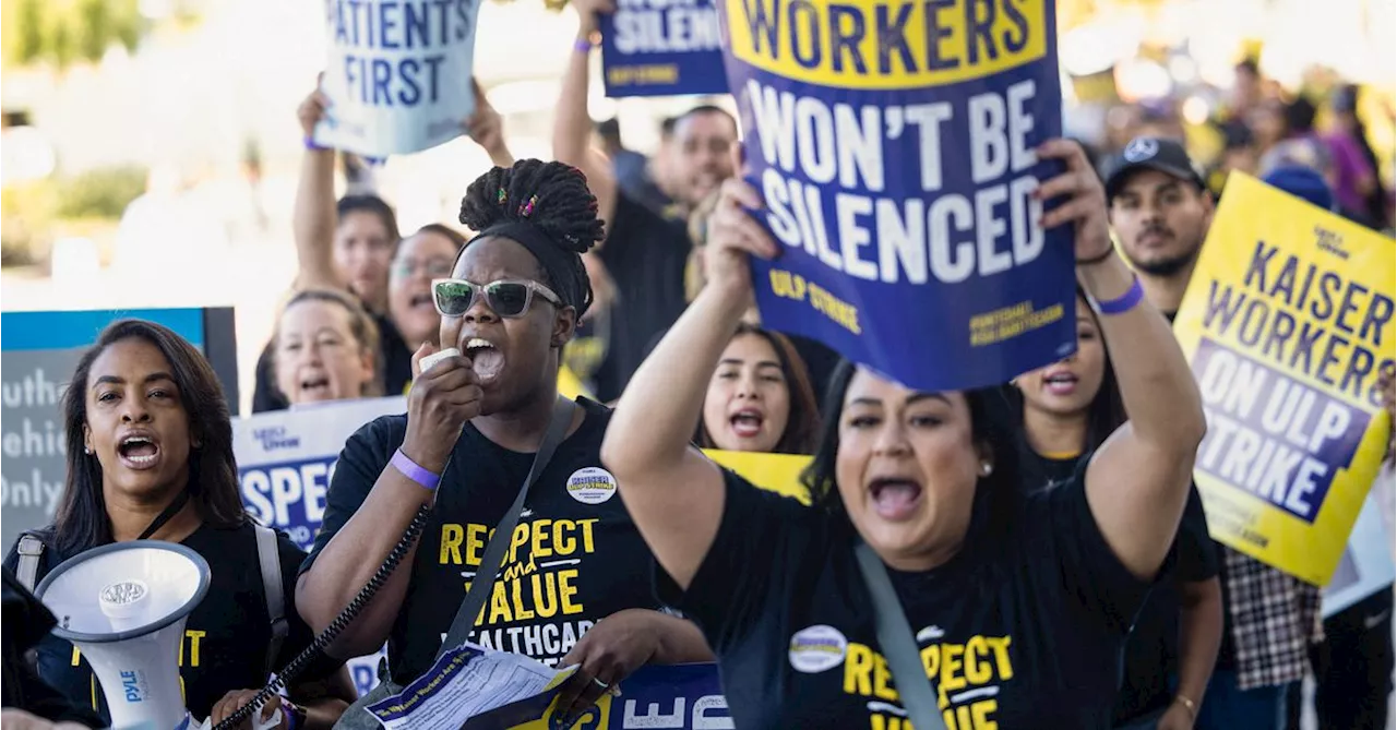 Kaiser healthcare union says week-long strike possible early next month