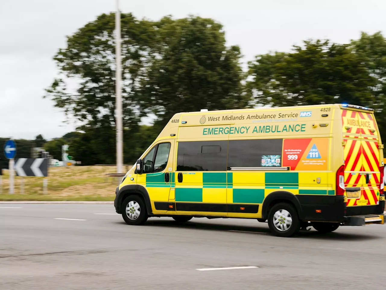 Motorcyclist in 'serious condition' in hospital after crash with car near Shrewsbury