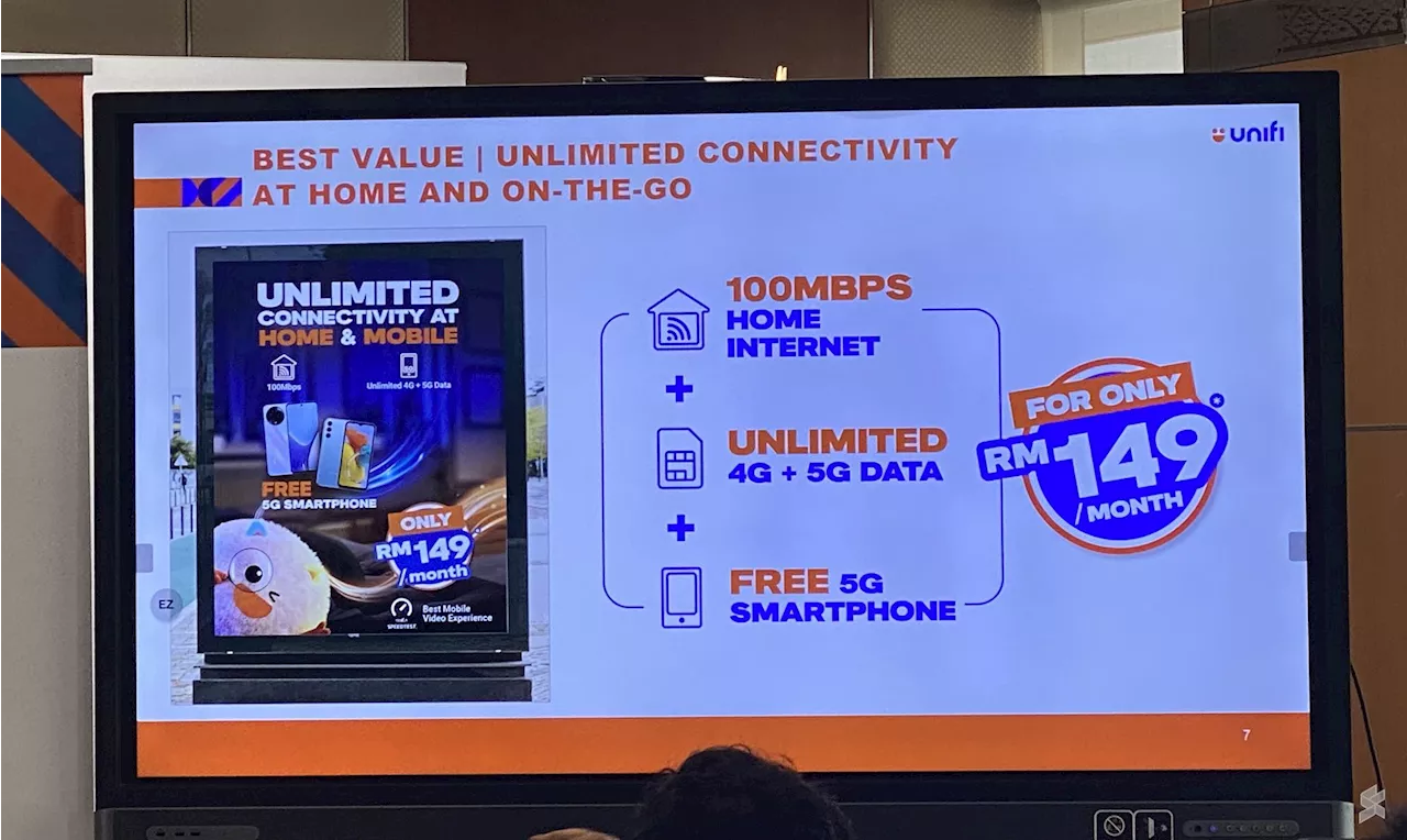 Unifi offers fibre broadband, unlimited 5G postpaid and free 5G phone from RM149/month - SoyaCincau