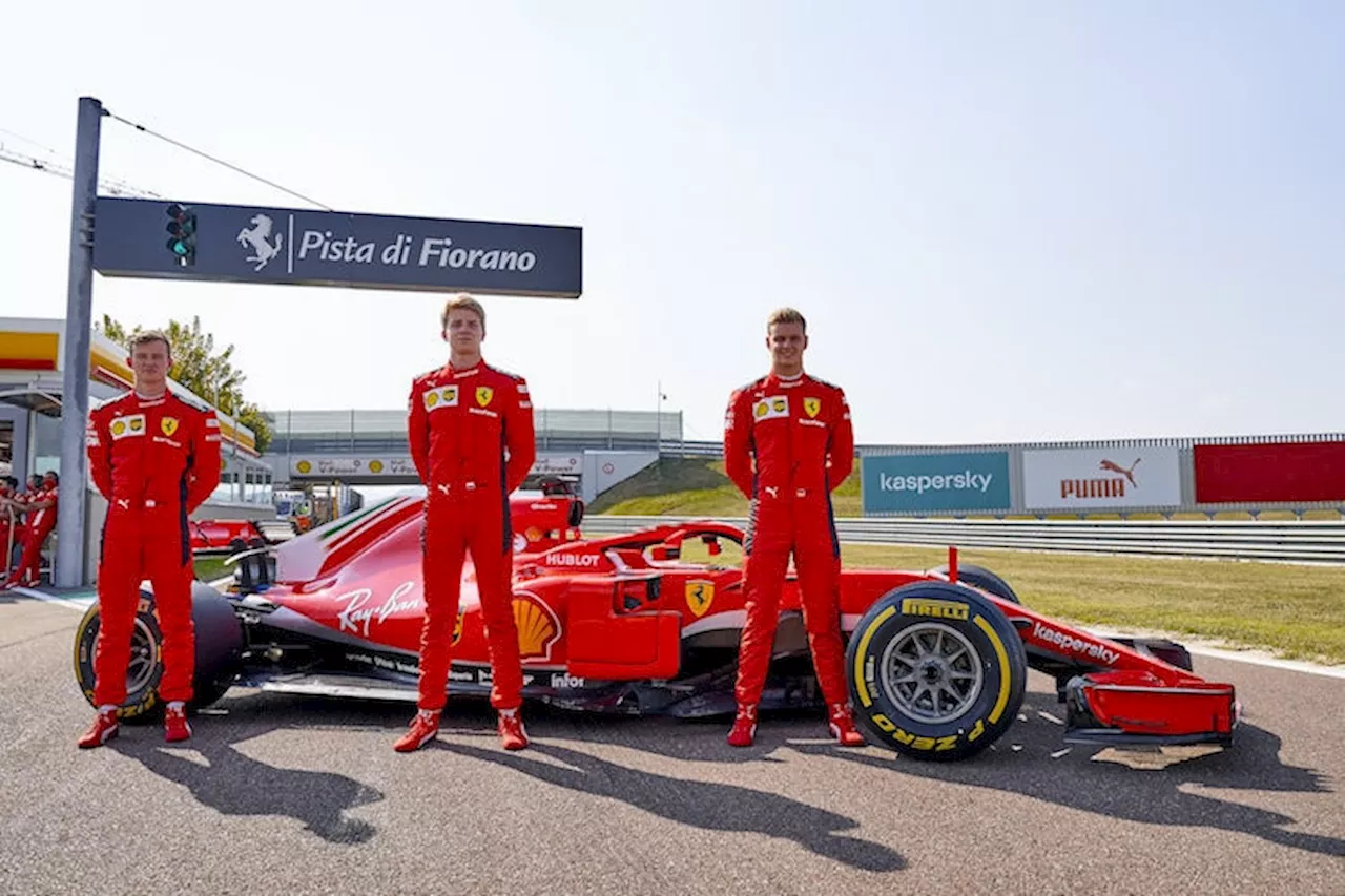 Ferrari-Test: Auch Mick Schumacher an der Arbeit