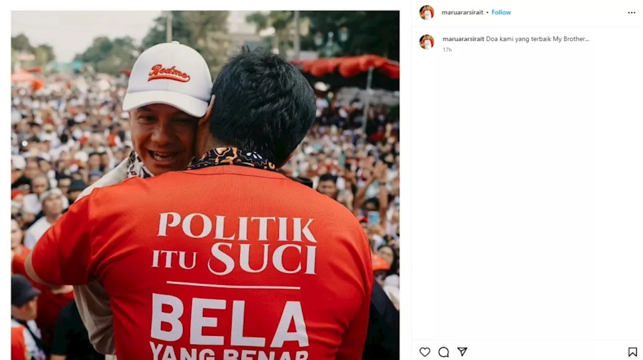 Reaksi Maruarar PDIP Usai Foto Dirinya Dihapus Ganjar: Gak Apa-apa, Jangan Dipolitisir