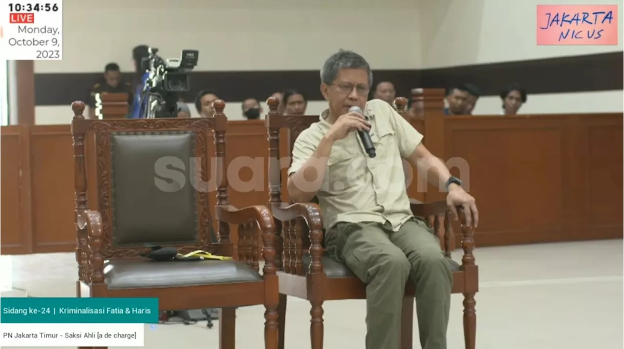 Rocky Gerung jadi Saksi Ahli Kubu Haris-Fatia di Sidang Lord Luhut Hari Ini