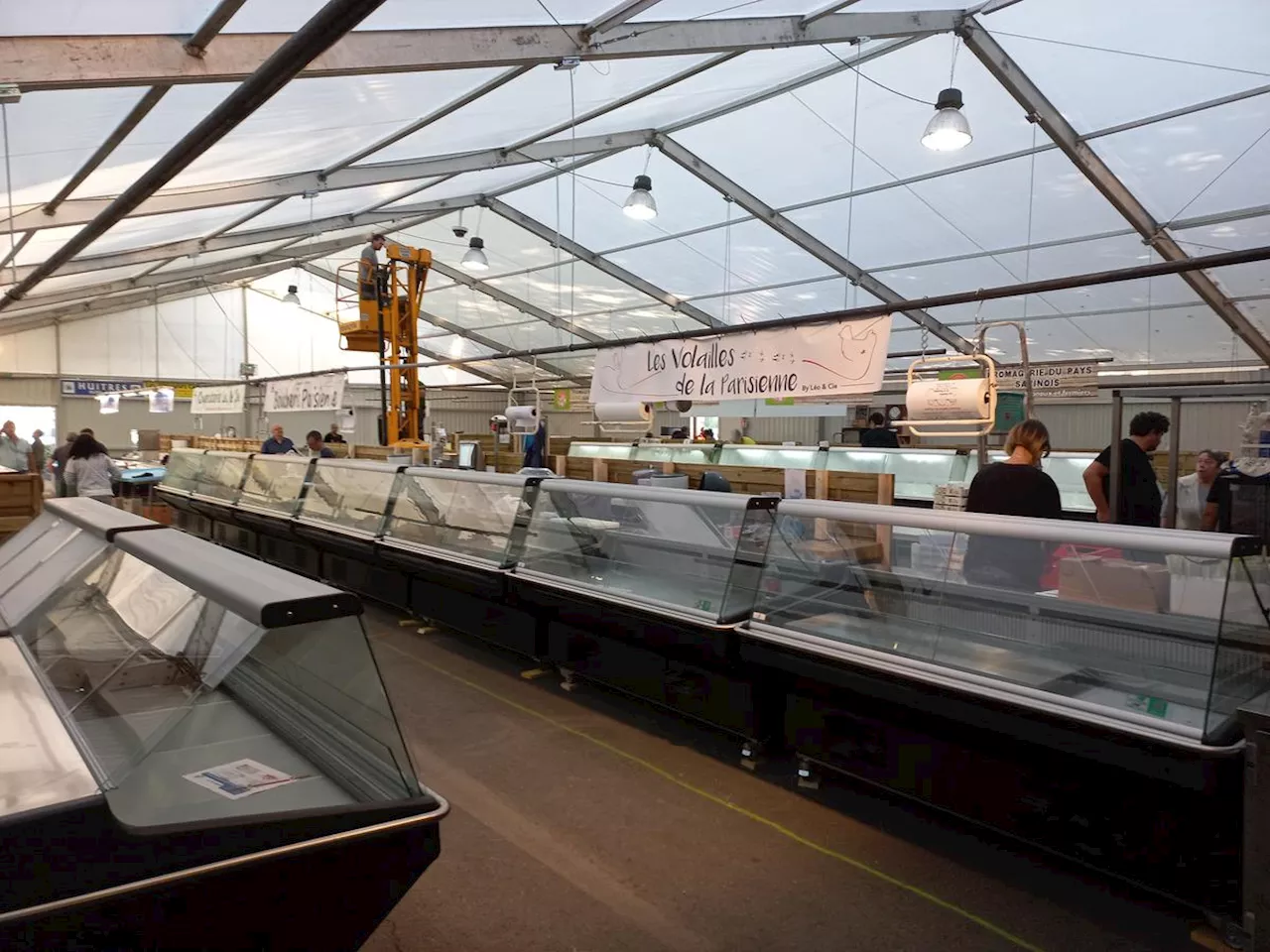 Le marché de Royan inaugure sa halle provisoire ce mardi