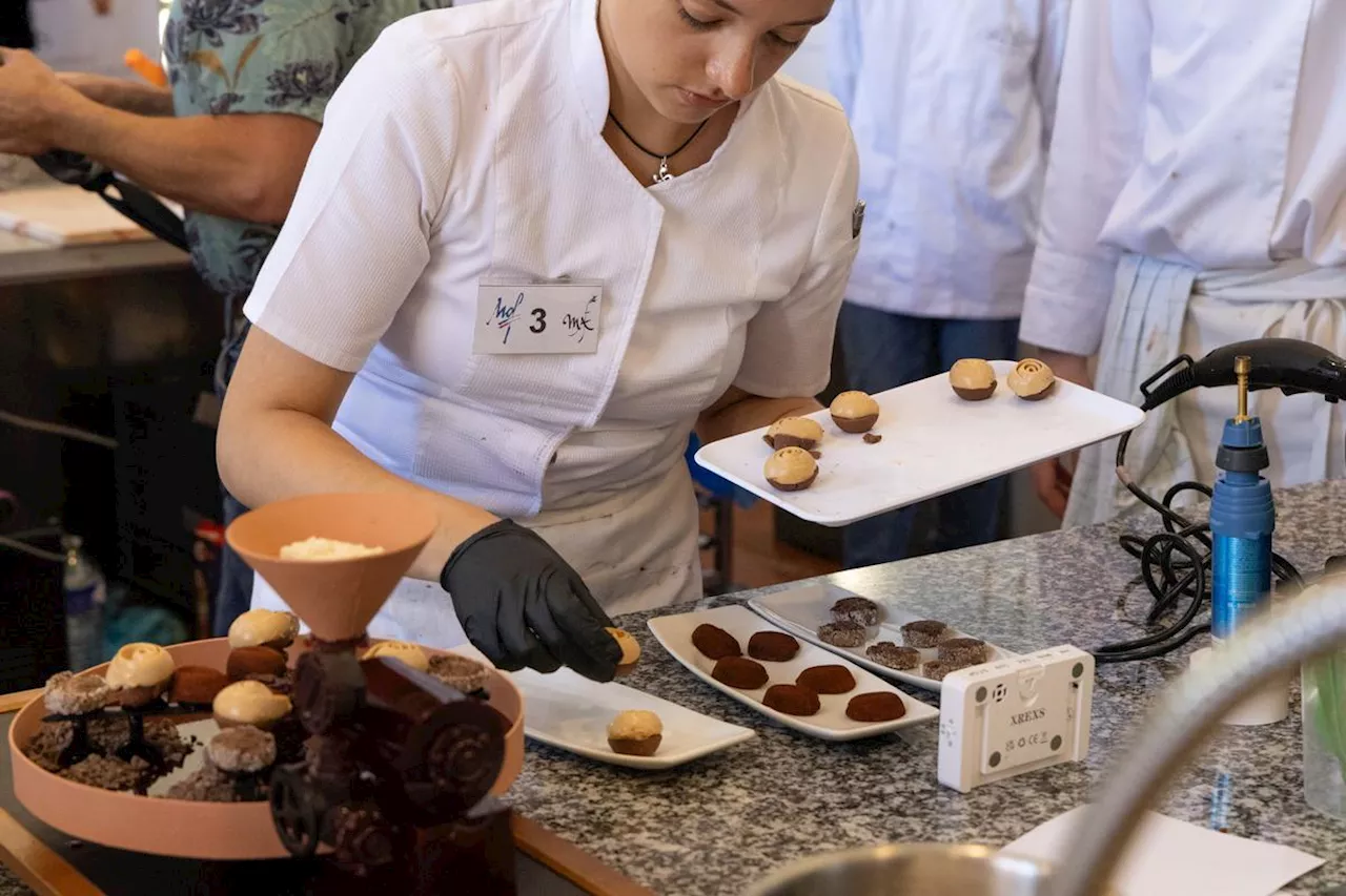 Romane Salomon, du lycée hôtelier de Biarritz, sacrée Une des Meilleures apprenties de France pâtisserie