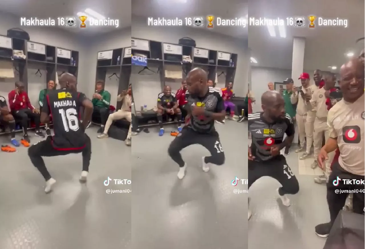 Watch: Orlando Pirates star Makhehlene Makhaula’s dressing room dance go viral