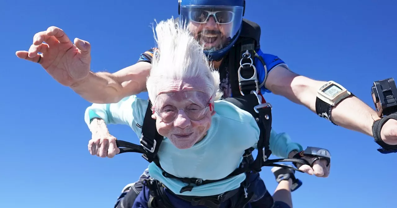 Woman, 104, Is World's Oldest Skydiver, Has Tips For Long Life