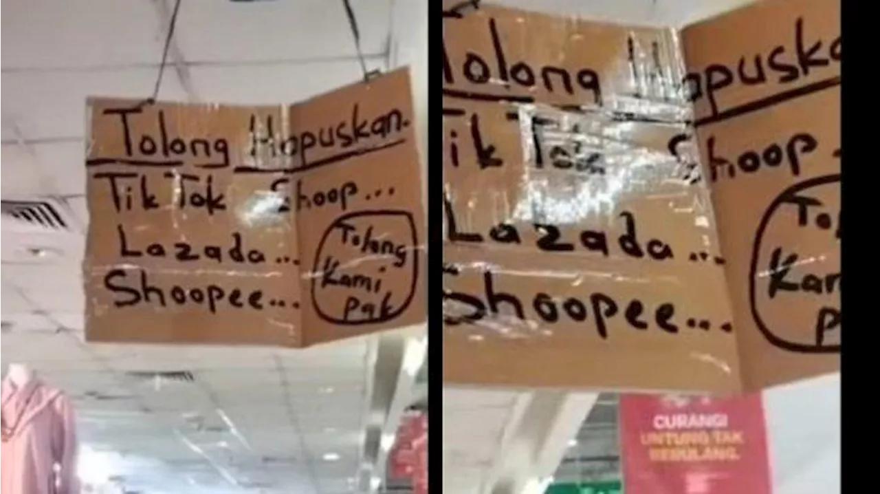 Setelah TikTok Shop, Kini Viral Pedagang Tanah Abang Minta Shopee dan Lazada Ditutup