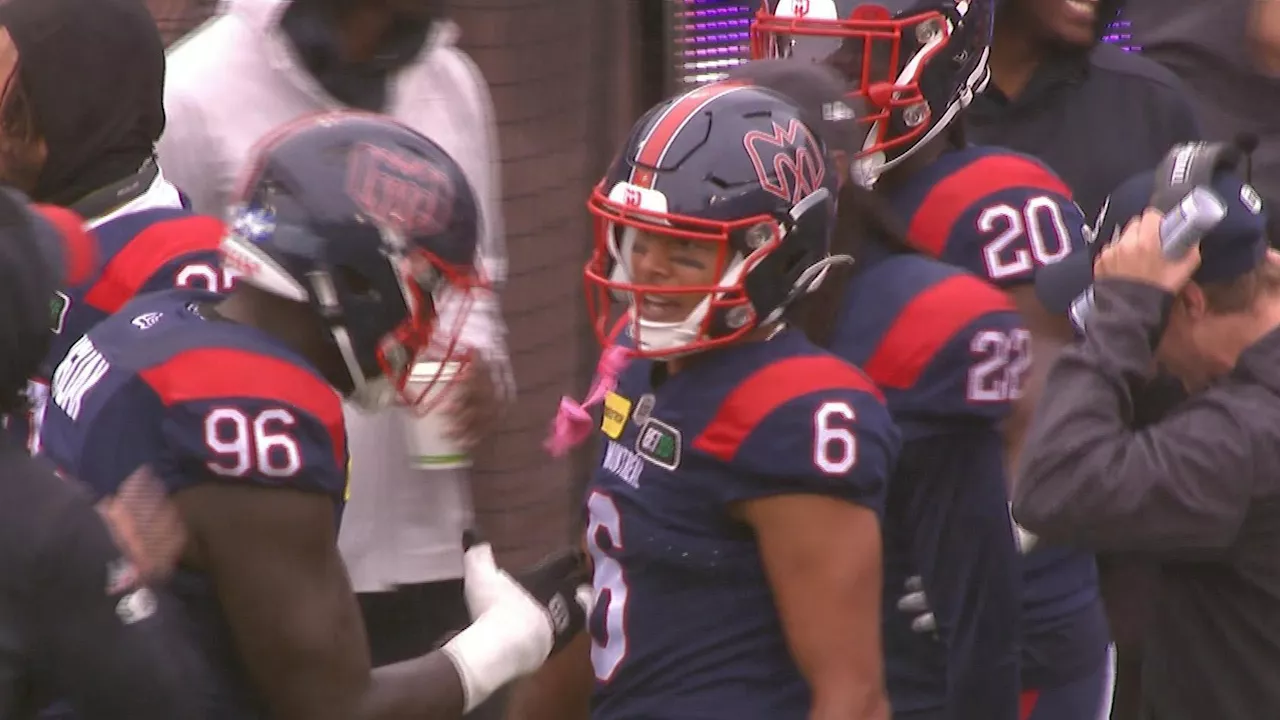 Fajardo finds an open Philpot for the 38-yard Alouettes TD