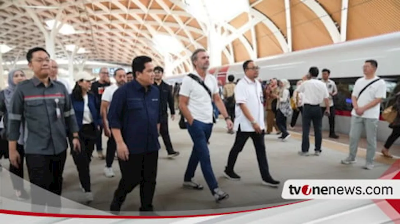 Ketua Umum PSSI Erick Thohir Siapkan Tiket Bundling Piala Dunia U-17 dengan Kereta Cepat Whoosh