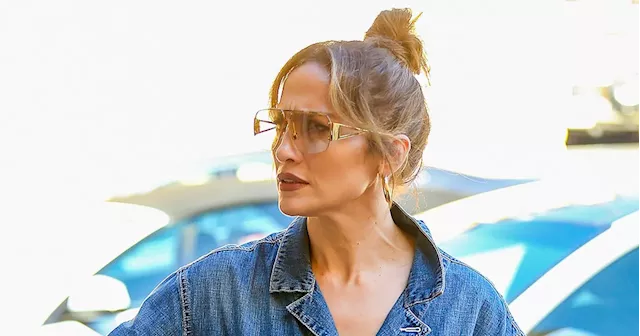 Jennifer Lopez styles baggy denim with $65K worth of designer