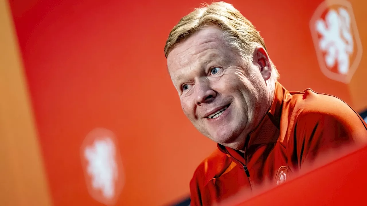 Ronald Koeman: ‘Als hij meer gaat spelen, is hij altijd een speler voor Oranje’