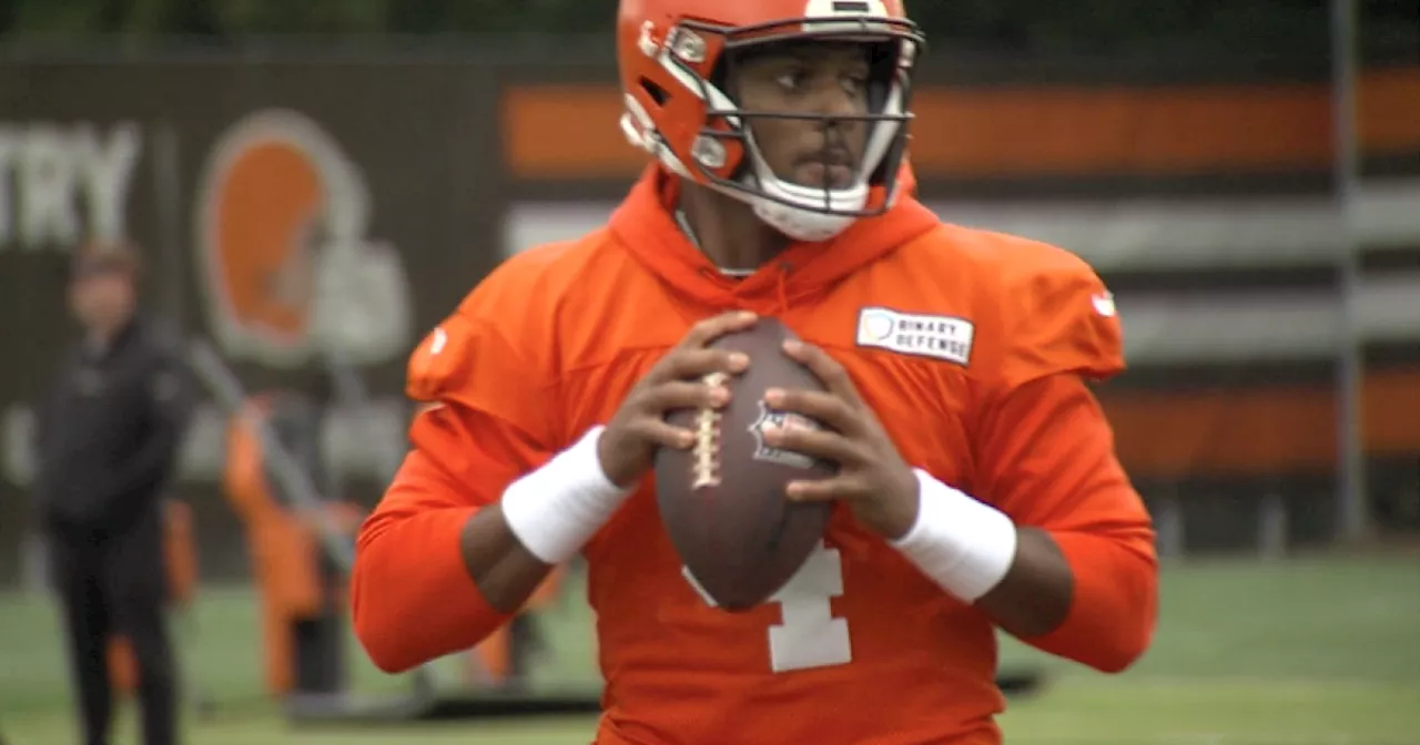 Browns QB Deshaun Watson not practicing after bye. He missed the last game with a shoulder injury