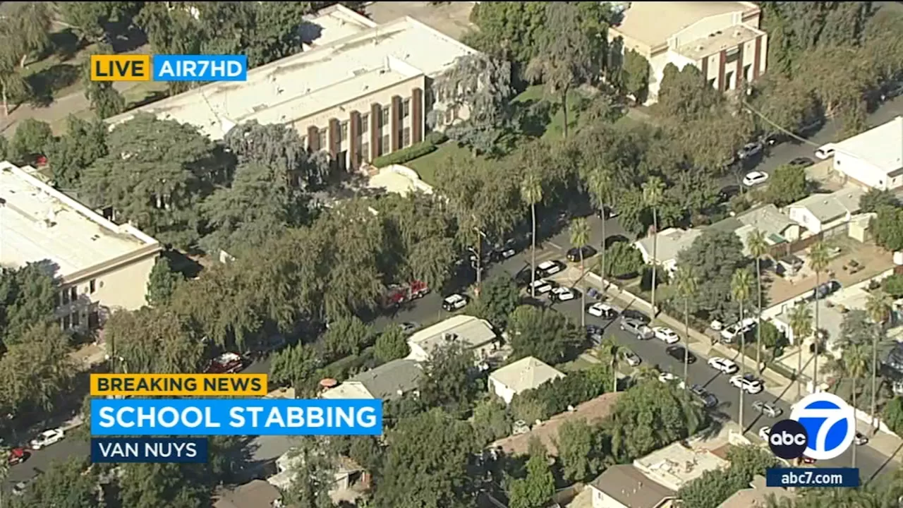 At least 2 students stabbed at Van Nuys High School; campus placed on lockdown