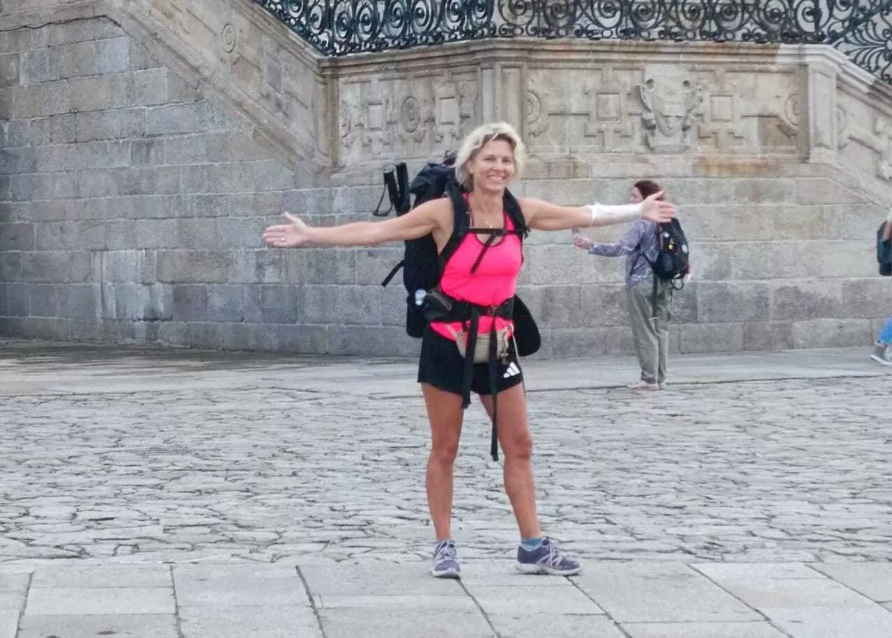 Karine, originaire de Pont-Audemer, a marché pendant 42 jours sur le chemin de Compostelle