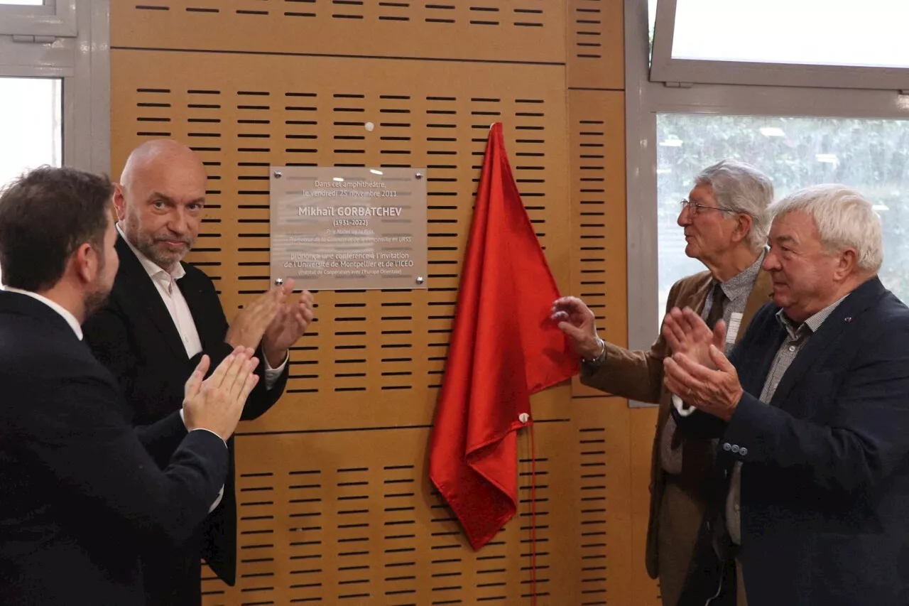 Montpellier : l'Université rend hommage à Mikhaïl Gorbatchev