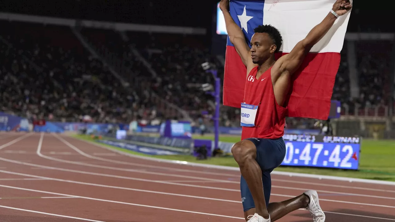 Cuban-Chilean decathlete Ford embraces his new nation after gold medal at Pan American Games