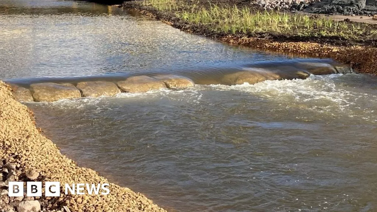 Water Released Back into River Channel for Salisbury River Park Project