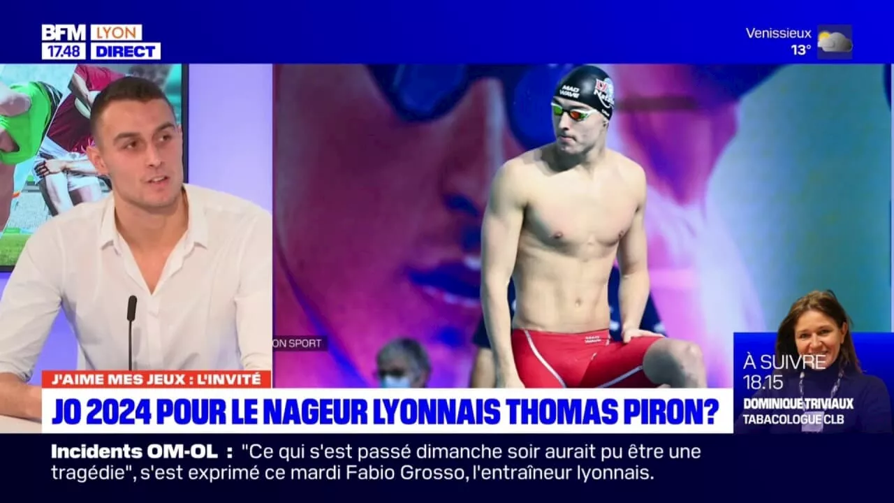 JO 2024 pour le nageur lyonnais Thomas Piron?