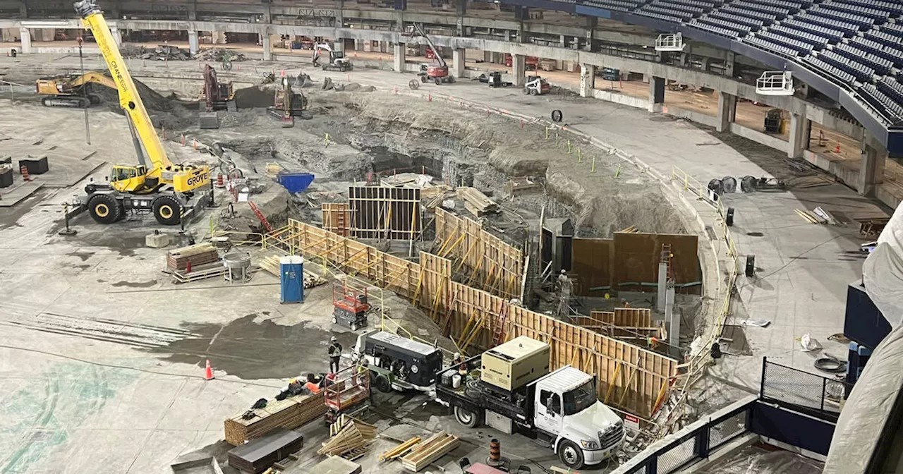 Huge section of Rogers Centre interior demolished as renovation presses on