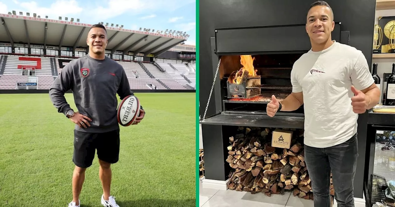 RWC: Cheslin Kolbe’s Sweet Moment With His Young Fan on Stage at Multichoice Captures Hearts