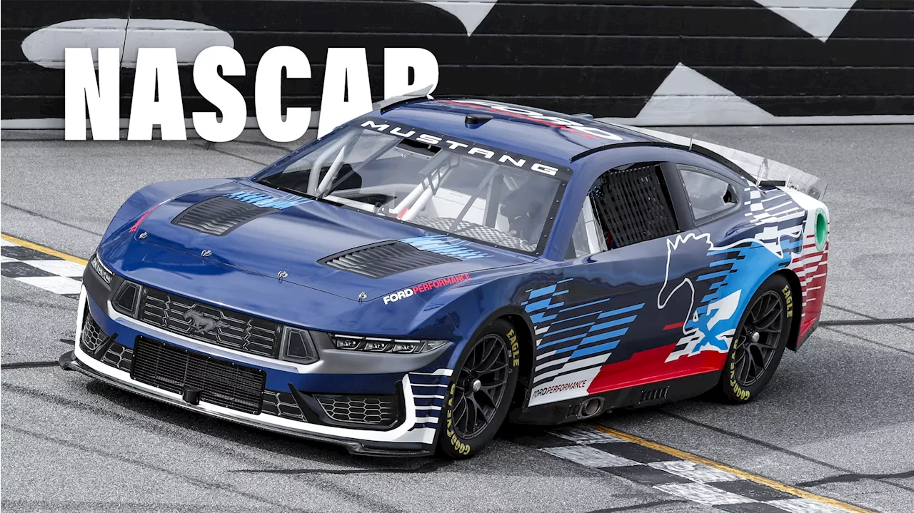 2024 Ford Mustang Heads To NASCAR Cup Series With Realistic Looking Race Car