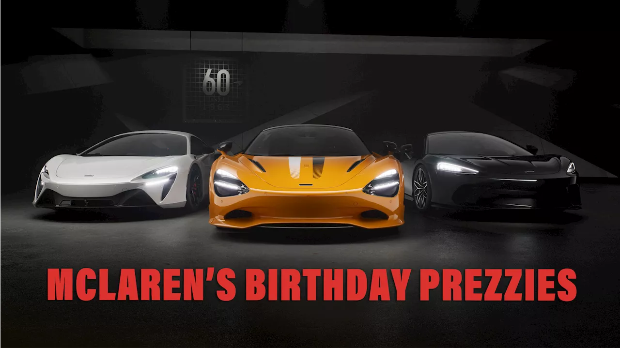 McLaren Celebrates 60th Anniversary With Color Schemes Recalling Greatest Motorsport Moments