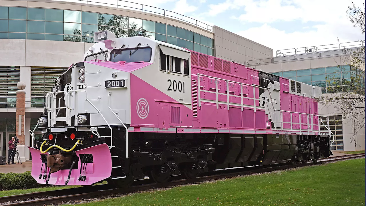 US Electric Train Maker Sends Hot Pink Diesel-Killing Love Letter To Australia