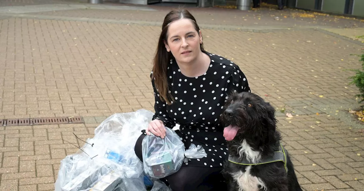 Over 5000 illegal cigarettes and quantity of tobacco were seized in Motherwell