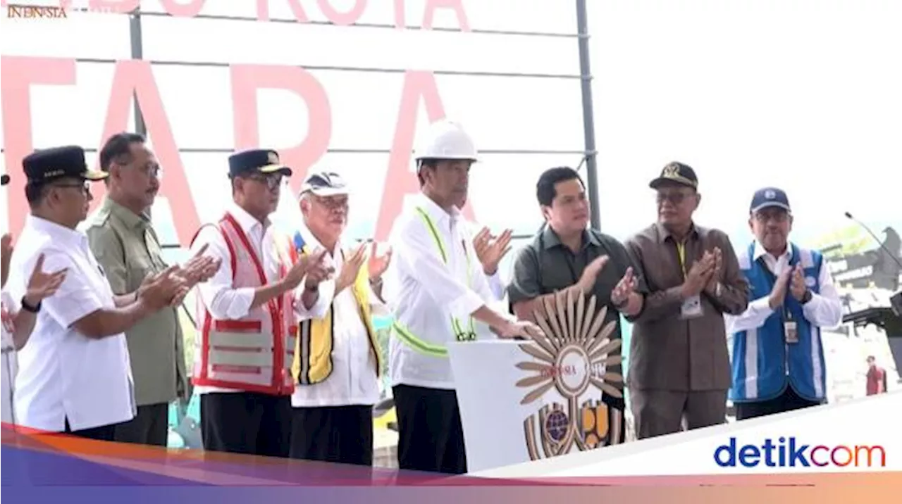 Groundbreaking Bandara IKN, Jokowi: Beroperasi Penuh Desember 2024