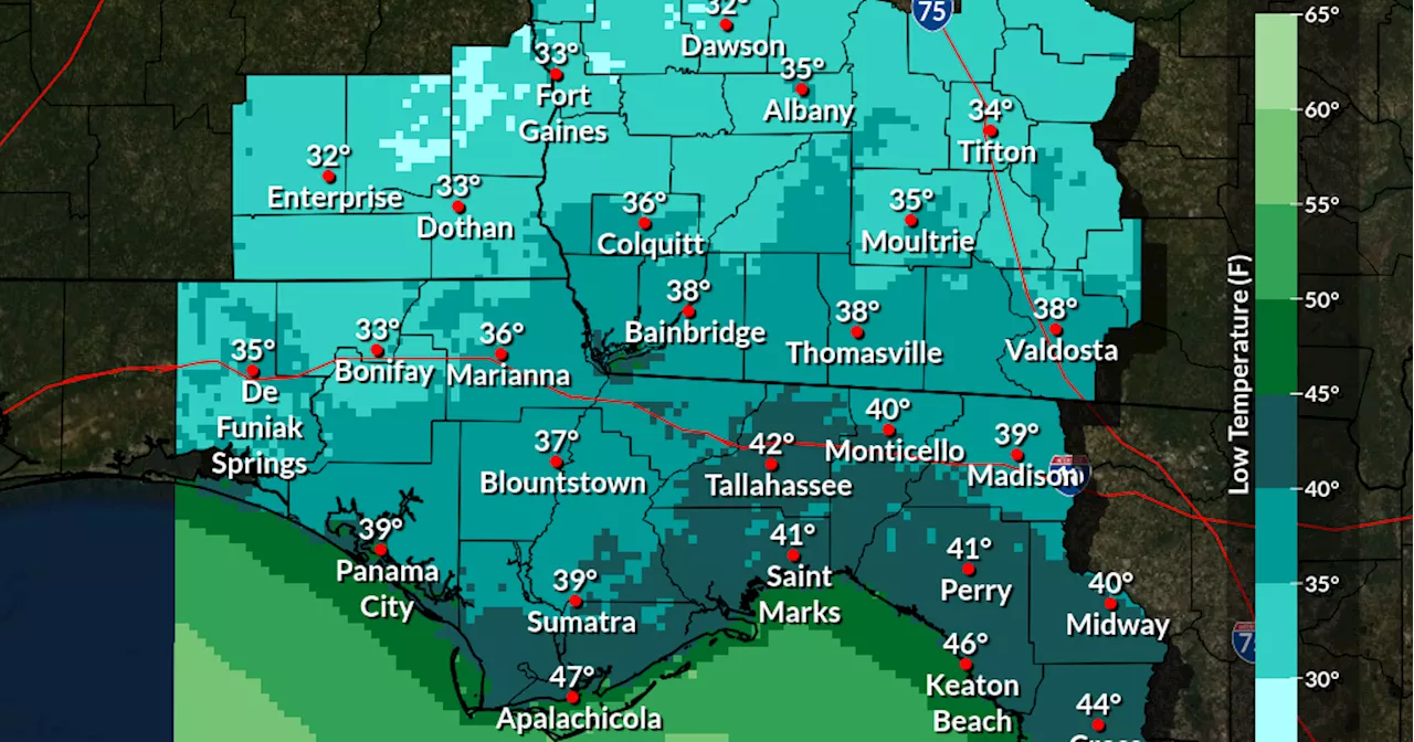 Cold temps, elevated fire risk expected in Wiregrass through Friday