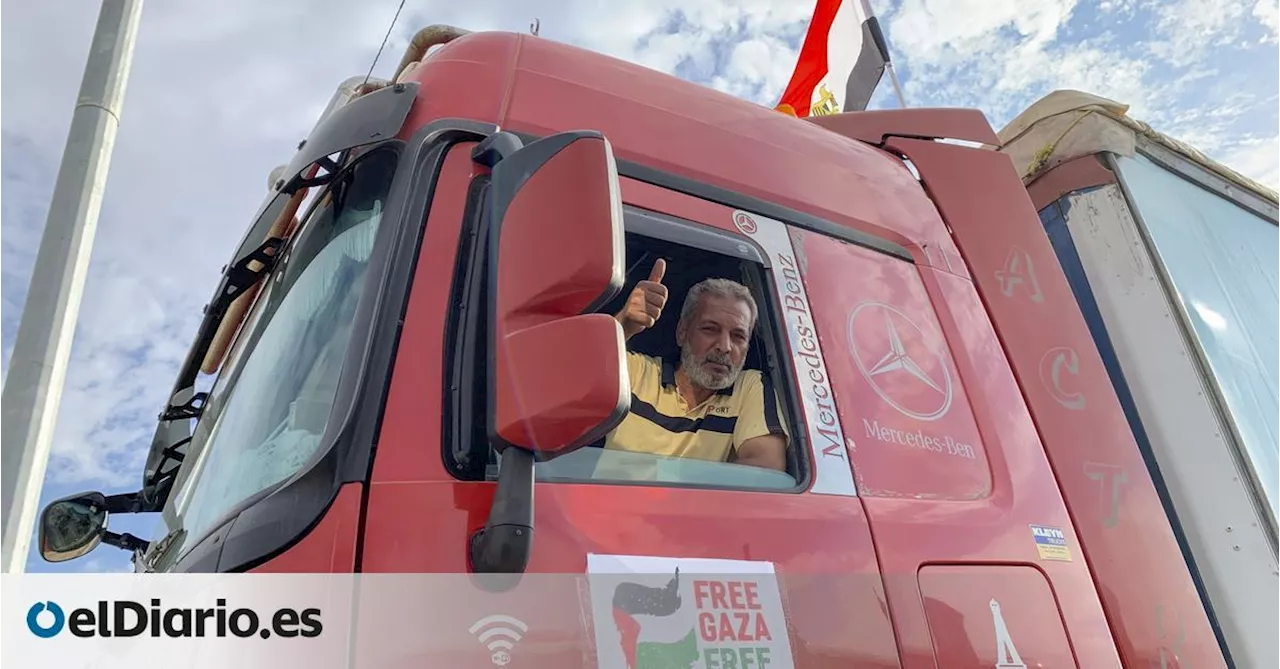 Entra a Gaza el mayor convoy de ayuda humanitaria hasta ahora con 53 camiones