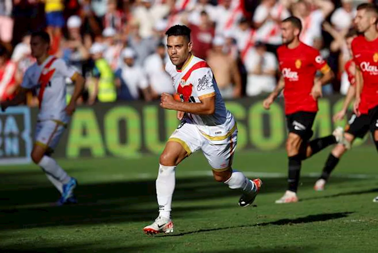 Vea los golazos de Falcao en la goleada de Rayo Vallecano: ¡Volvió el ‘Tigre’!