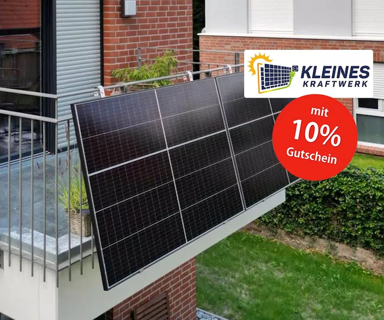 Balkonkraftwerk mit 10% Rabattcode: Jetzt auf Solar Anlage von Kleines Kraftwerk sparen