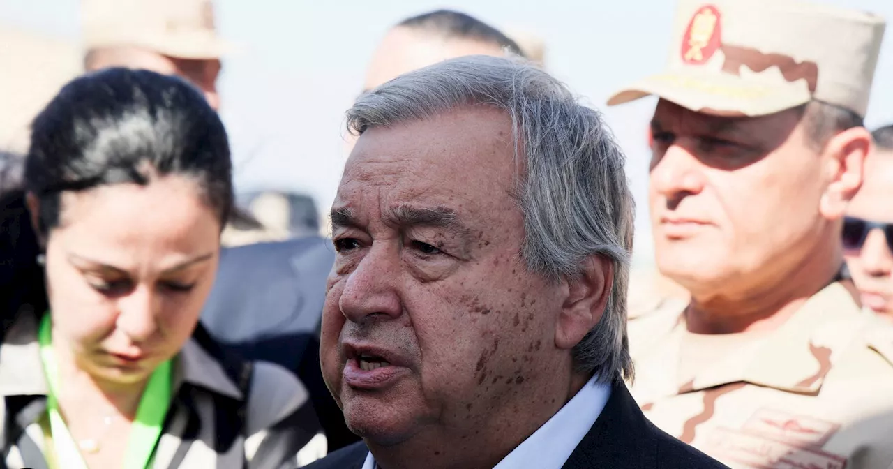Guterres 'chocado' com bombardeamento em campo de refugiados de Gaza