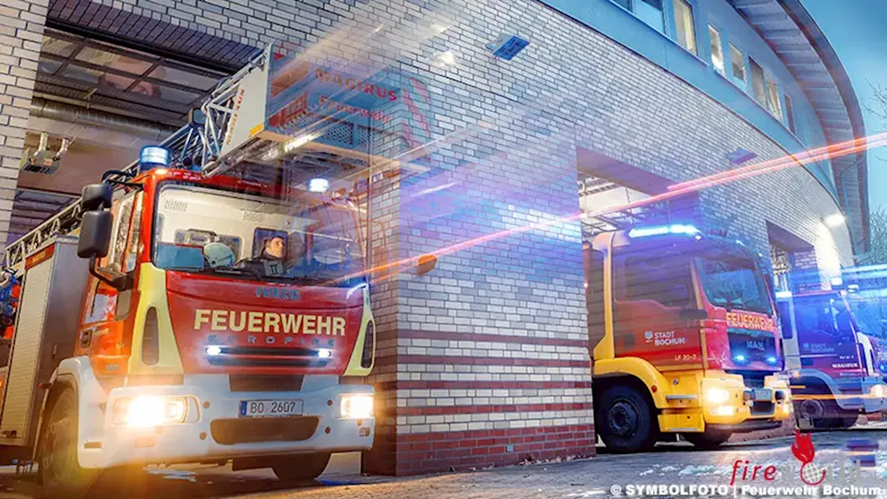 Feuerwehr Hannover löscht brennende Müllcontainer im Stadtgebiet