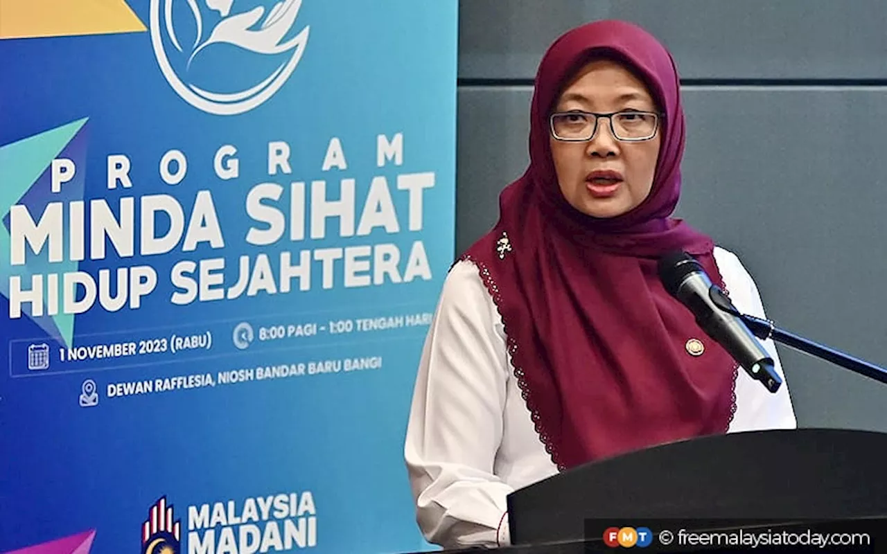 1,315 reports on attempted suicide received in 2 weeks, says Zaliha