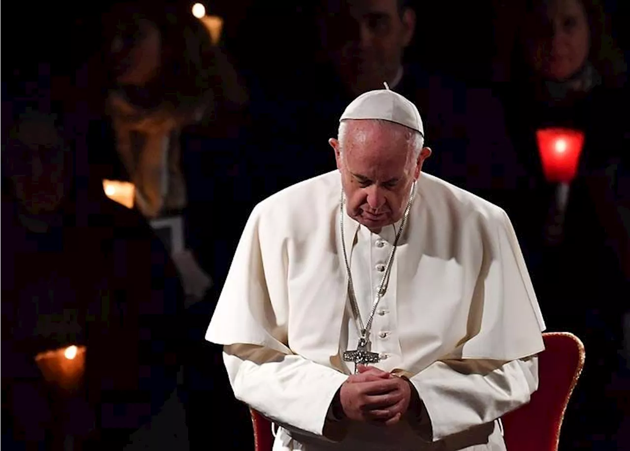 Pope says 2-state solution needed for Israel-Palestine