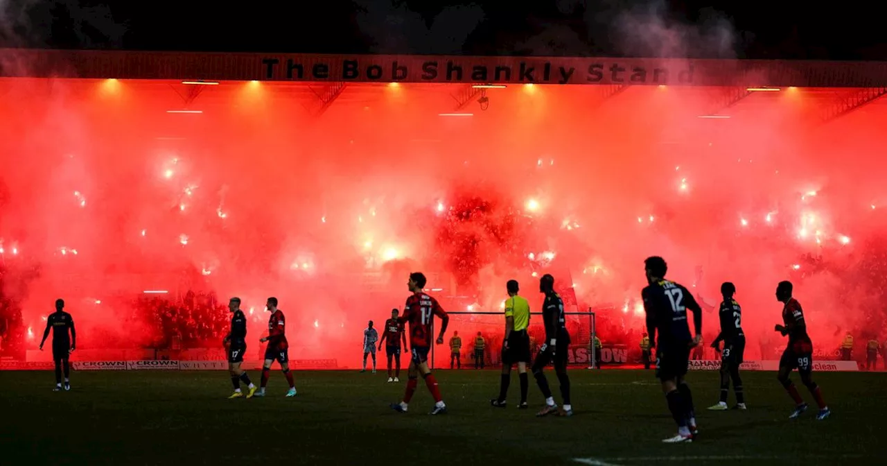 Rangers game v Dundee stopped after two minutes after fire alarm 'triggered'