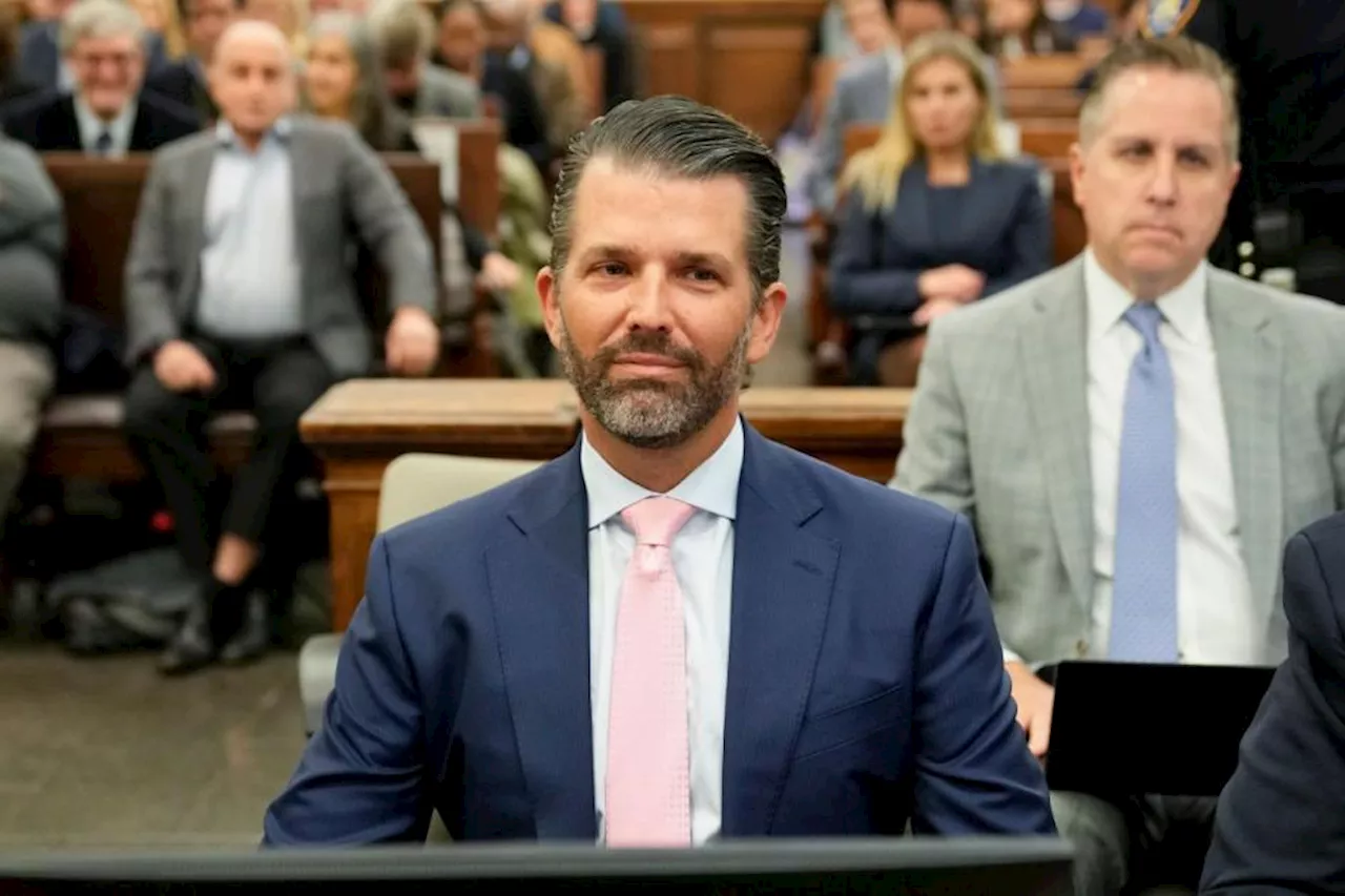 Donald Trump Jr takes to witness stand in father’s fraud trial