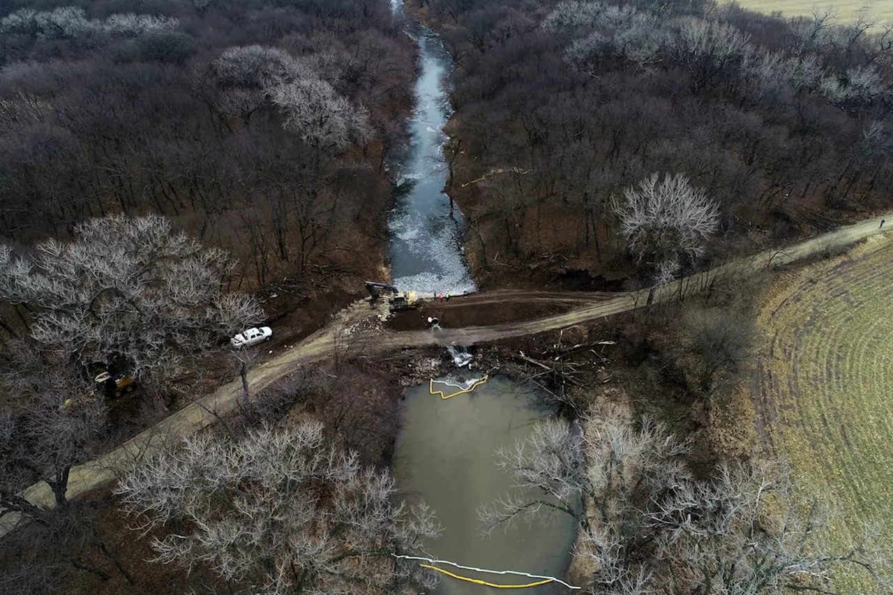 Cleanup of massive 2022 oil spill on Keystone pipeline system in Kansas is complete