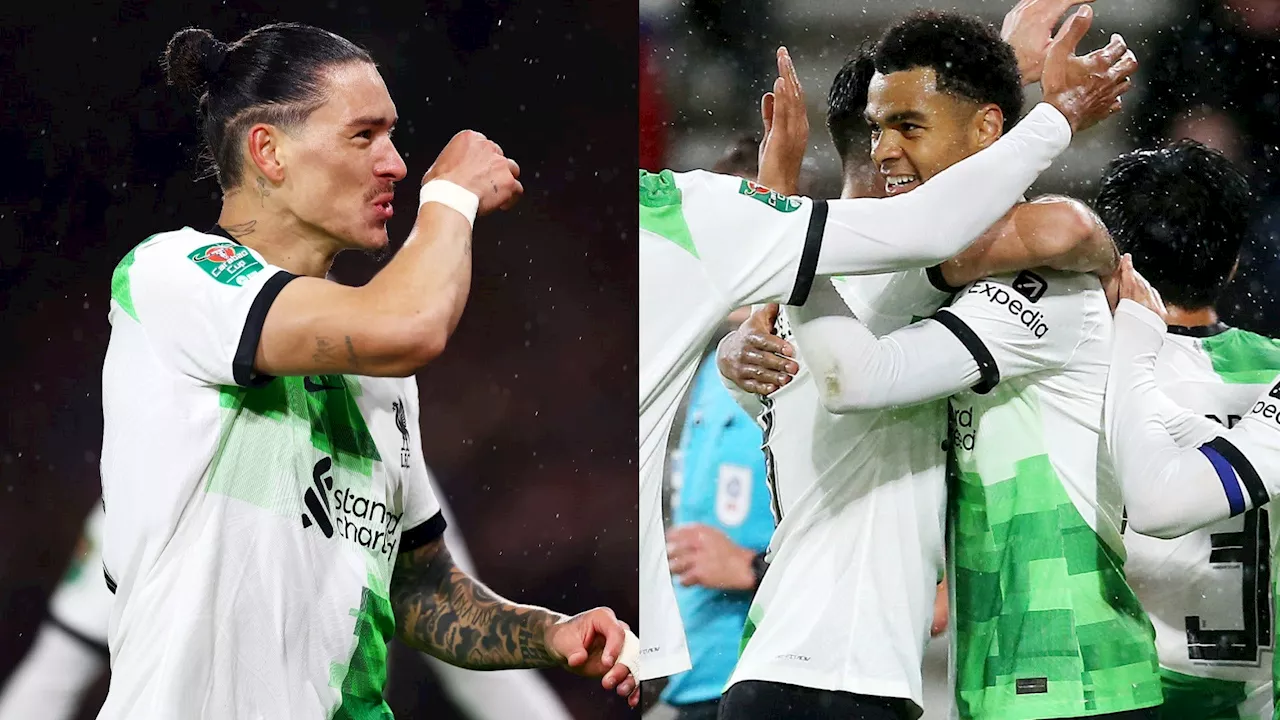 Liverpool player ratings vs Bournemouth: Cody Gakpo and Darwin Nunez stake claims for starting No.9 spot as youngsters Harvey Elliott and Jarell Quansah catch the eye in Carabao Cup victory