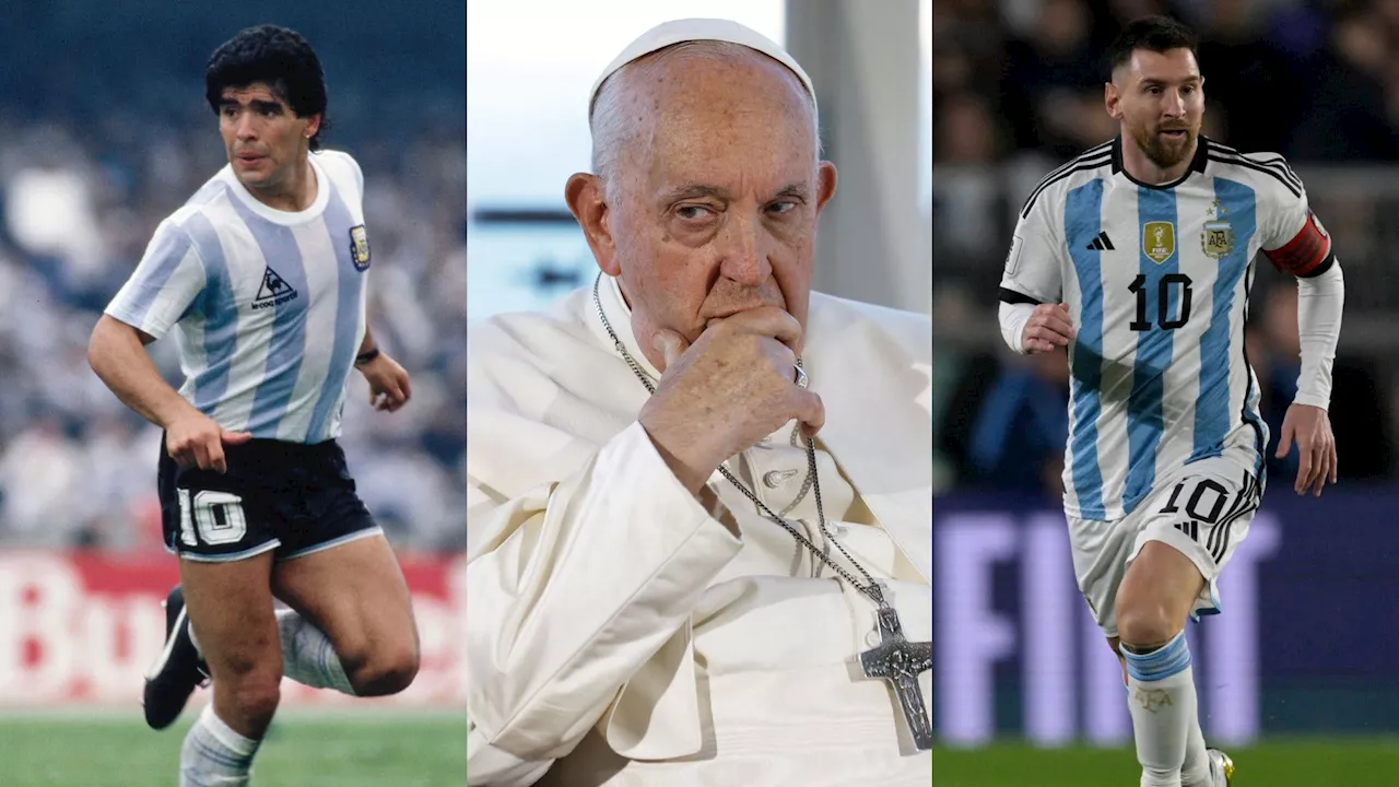 Papa Francesco a sorpresa: 'Maradona e Messi due campioni, ma preferisco Pelé'