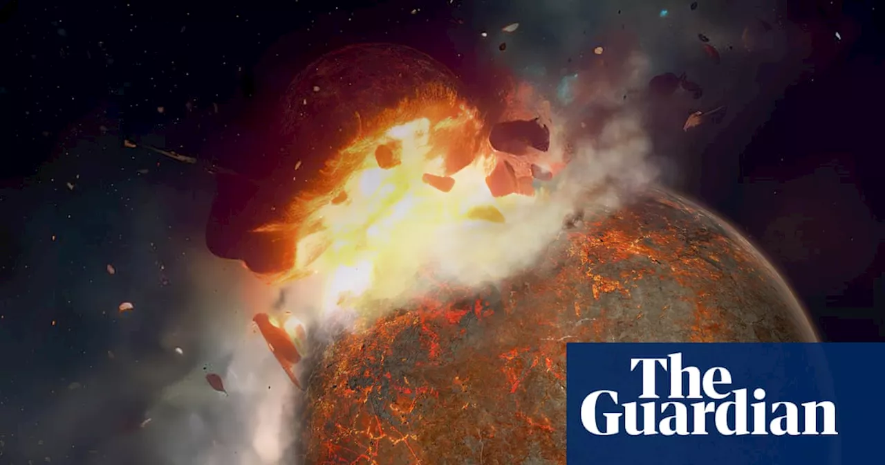 Blobs near Earth’s core are remnants of collision with another planet, study says