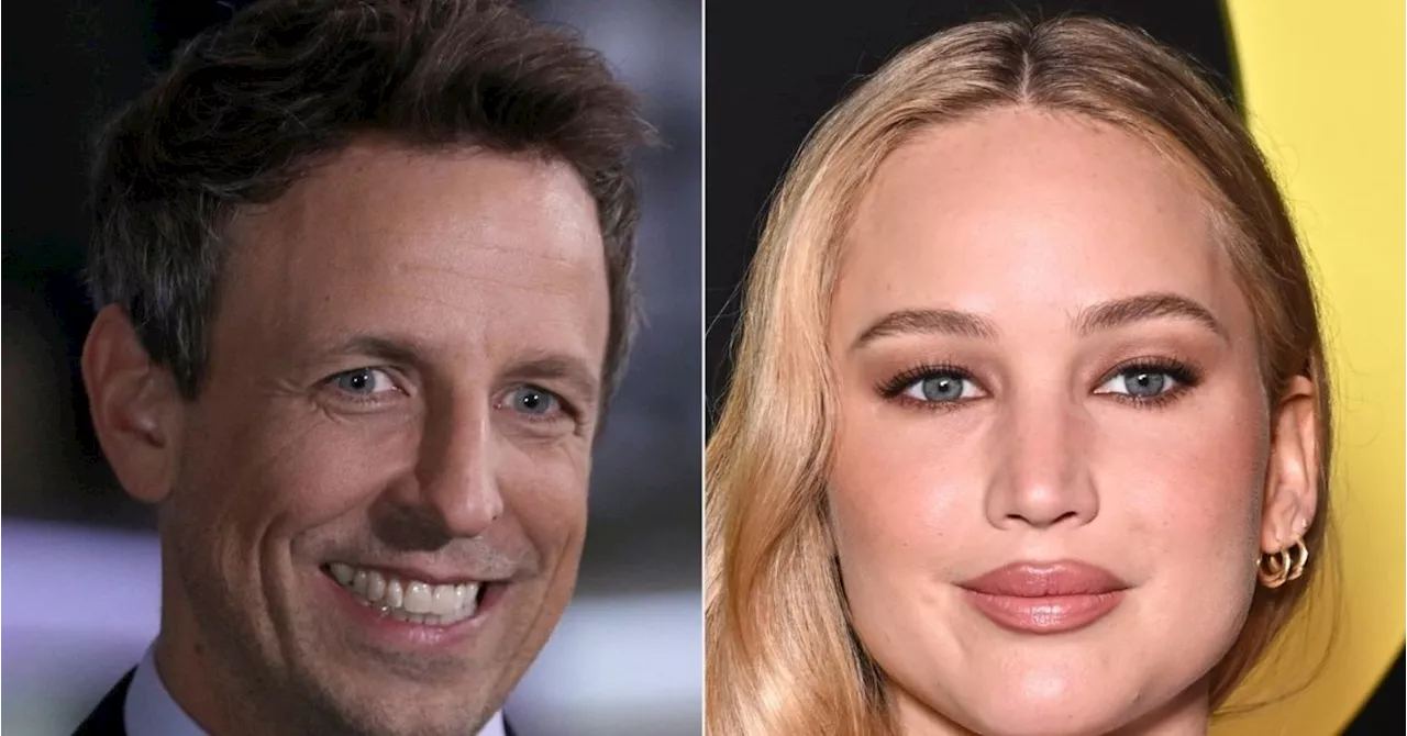 'I Was Very Flattered': Seth Meyers Addresses Jennifer Lawrence Crush From 'SNL' Days