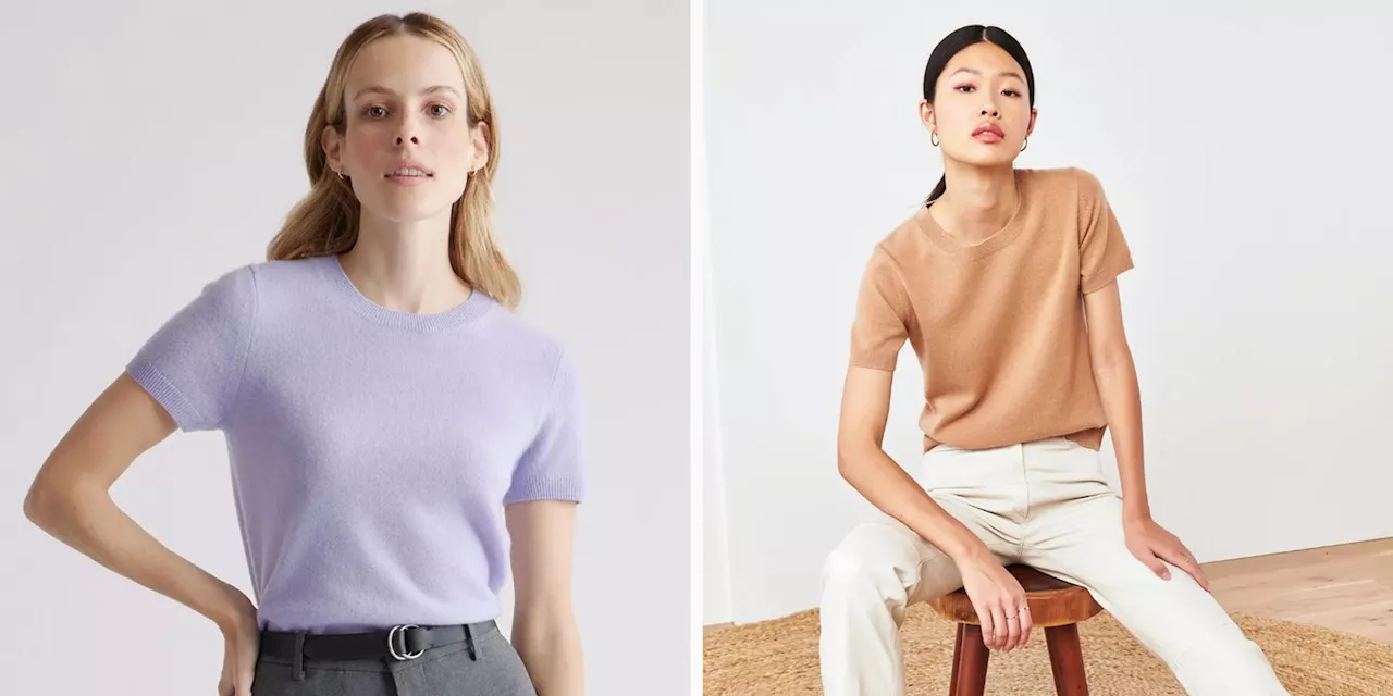 This Timeless $45 Cashmere T-Shirt Is My Best Kept Fashion Secret