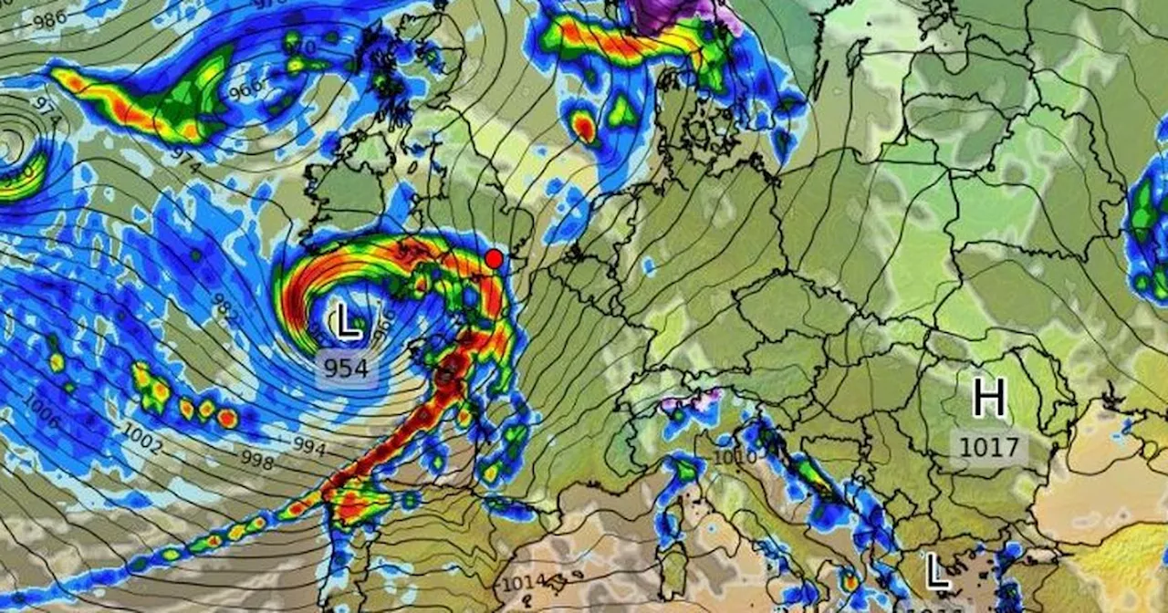 Storm Ciaran’s path of destruction mapped as Met Eireann puts Ireland on alert