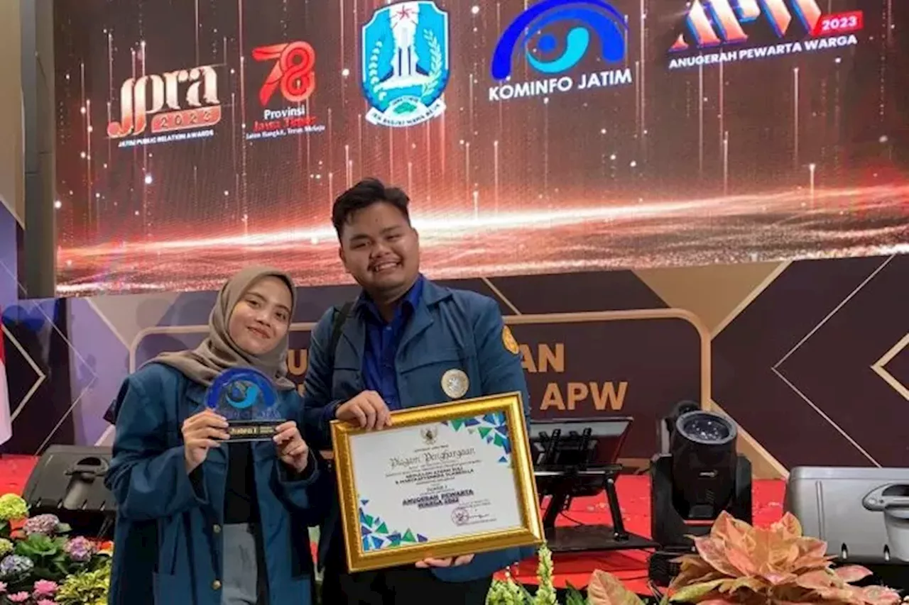 Kisah Abdullah Azzam Suli Mahasiswa Unair Bawa Tim Madja Raih Juara I Anugerah Pewarta Warga 2023