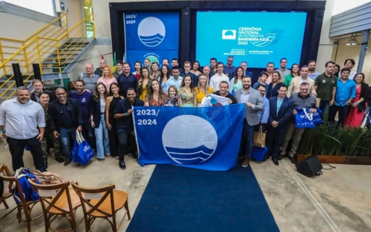 Saquarema recebe pelo segundo ano consecutivo a certificação global Bandeira Azul