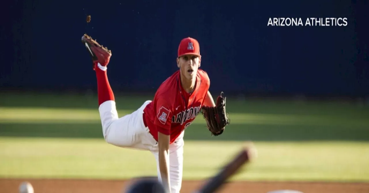 Kevin Ginkel representing UArizona in the World Series for the Diamondbacks